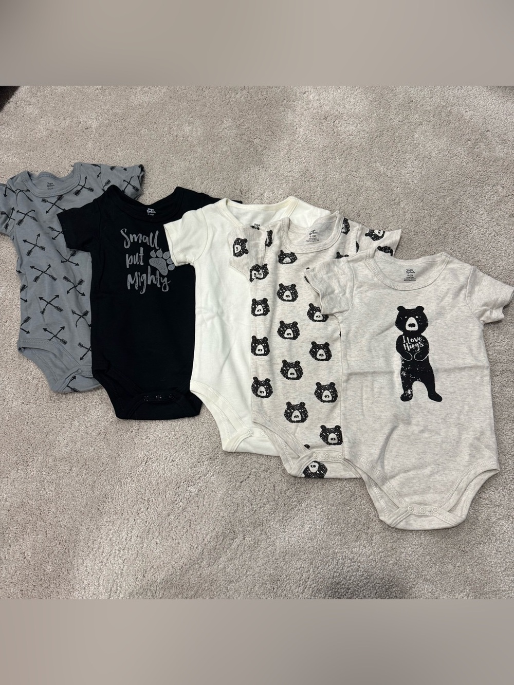 Yoga Sprout Bear Onesie Size 9-12 months